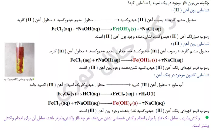 جواب کاوش کنید صفحه ۱۹ شیمی یازدهم