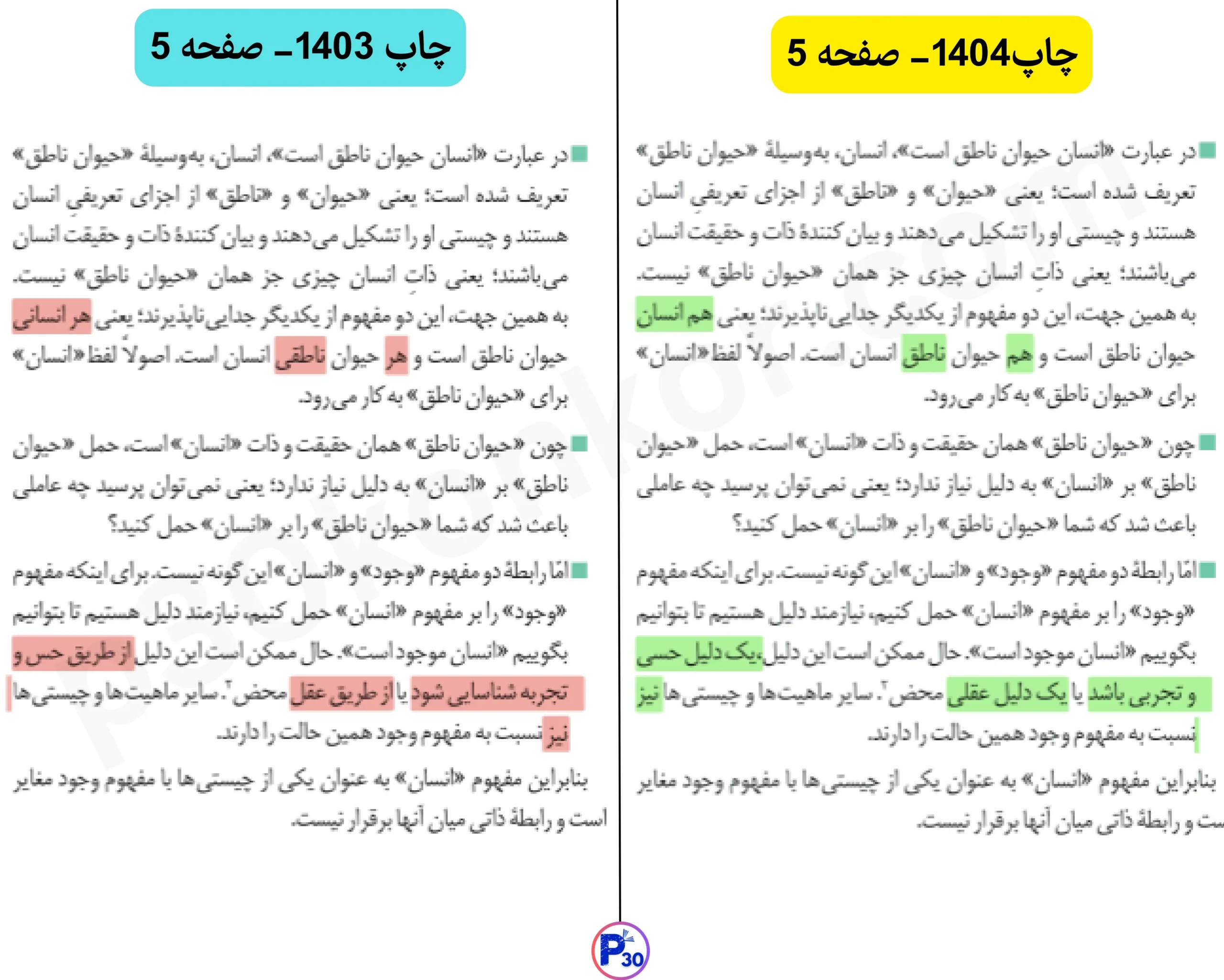 تغییرات فلسفه دوازدهم برای کنکور و نهایی ۱۴۰۵
