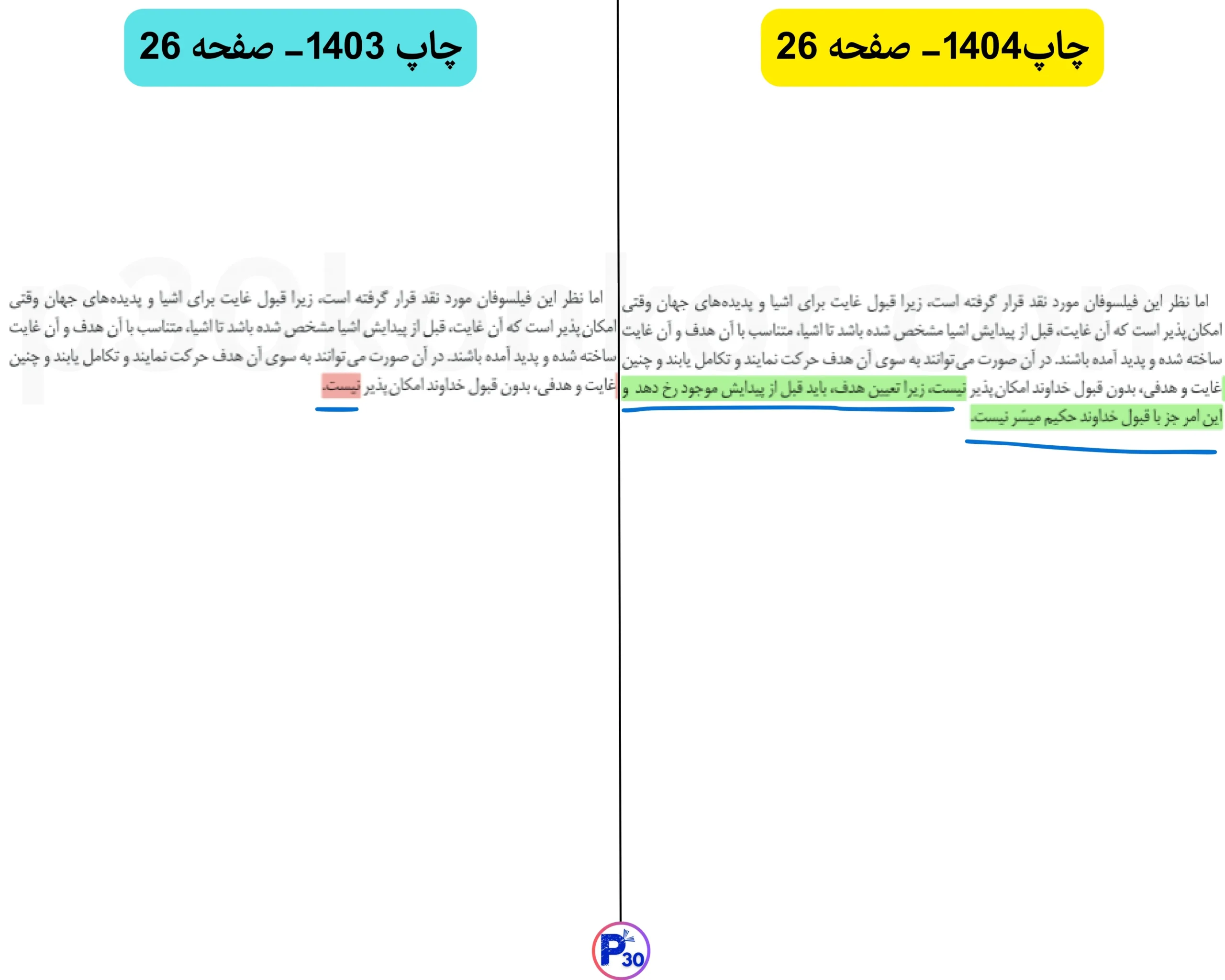 تغییرات فلسفه دوازدهم برای کنکور و نهایی ۱۴۰۵