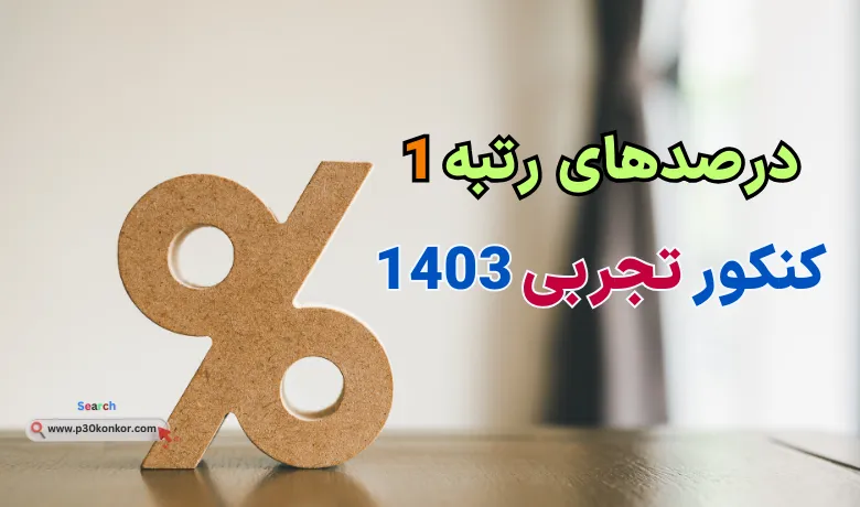 درصدهای صبا معصوم نیا رتبه ۱ کنکور تجربی ۱۴۰۳