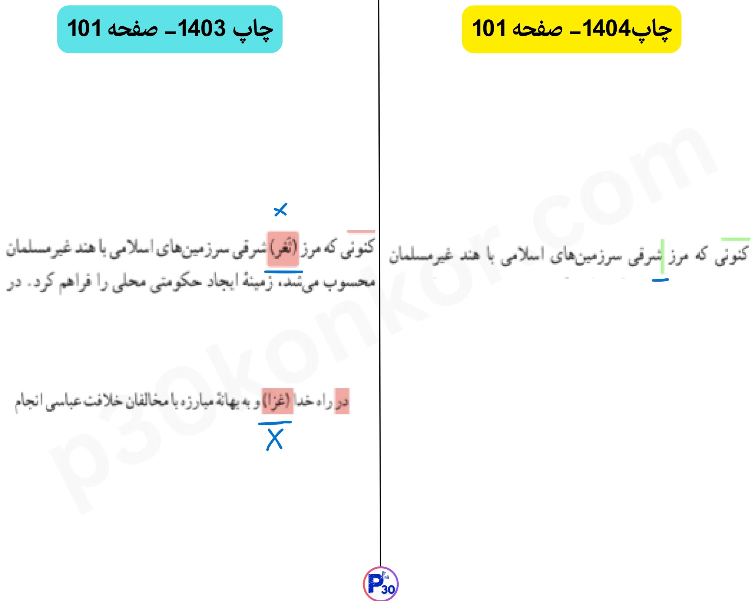 تغییرات تاریخ یازدهم انسانی برای کنکور و نهایی ۱۴۰۵