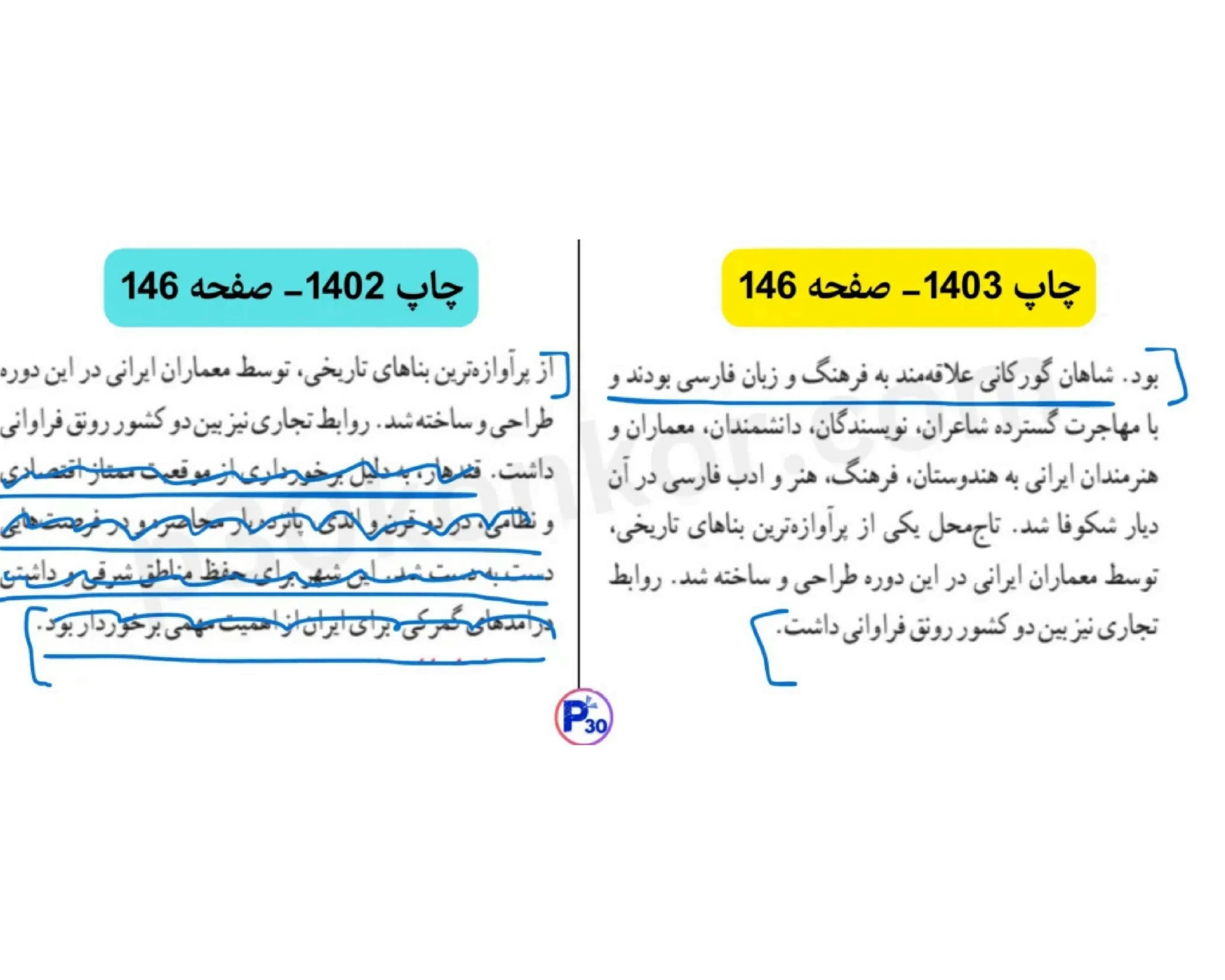 تغییرات تاریخ یازدهم انسانی برای کنکور و نهایی ۱۴۰۵