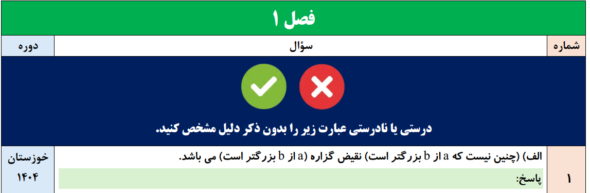 نمونه سوال فصل اول هندسه دهم ریاضی با جواب (با pdf)
